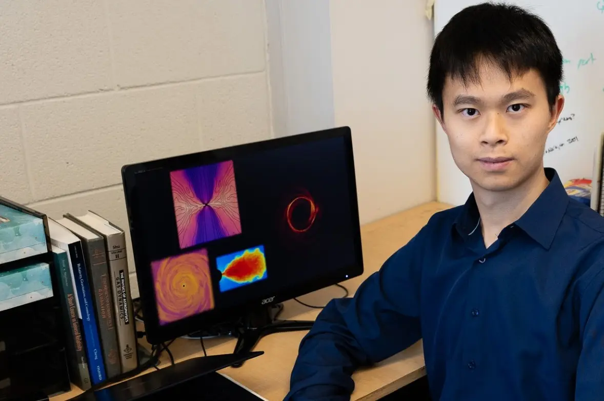 Graduate student Leon Chan