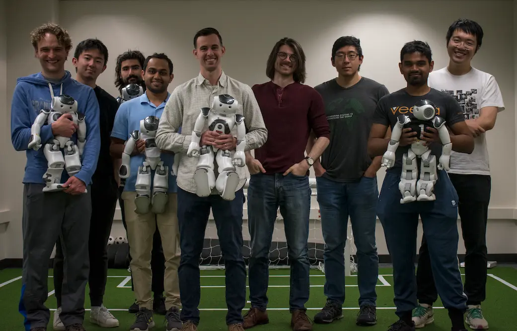 Group photo of members of the Hanna Lab